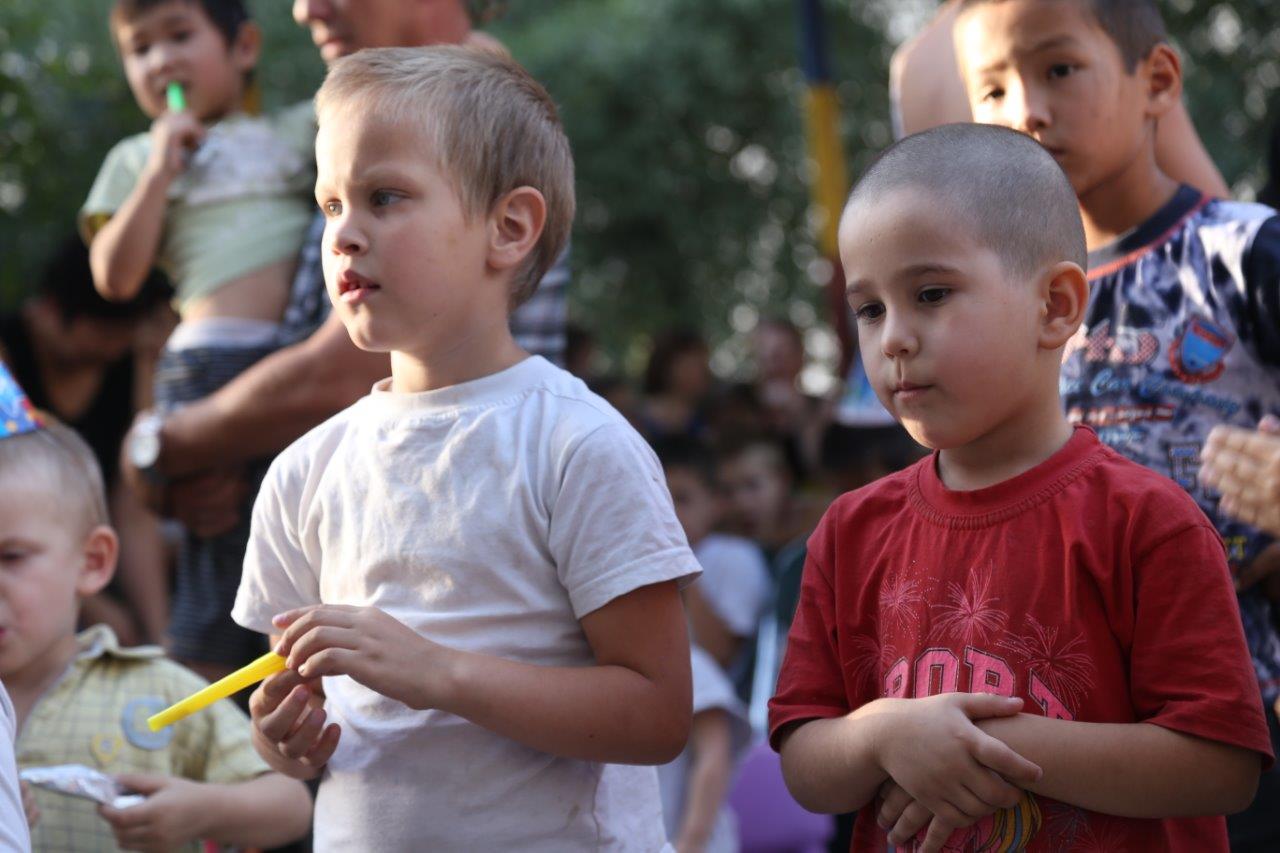 Visiting the orphanage in Bishkek - 2014